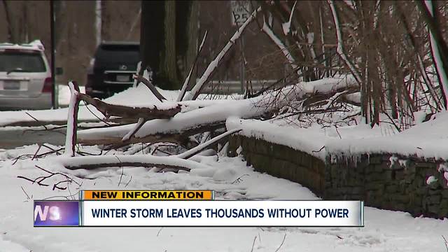 Tens of thousands still without power