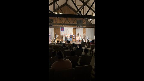Edelweiss Sung at Camp Constitution's Evening Campfire