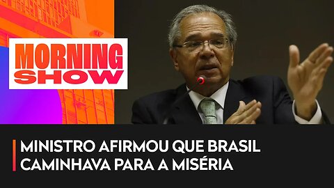 Paulo Guedes reclama de narrativas contra o governo Bolsonaro