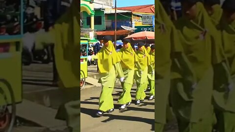 Santri Pun Ikut Perlombaan Baris _ Berbaris SE Kota Pagar alam.