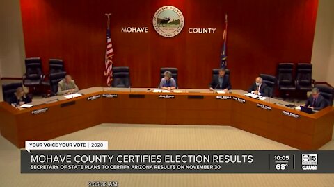 Mohave County certifies election results, assures Biden win