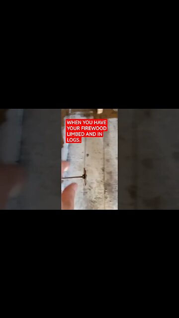 Save money chainsaw/firewood hack tool #shorts