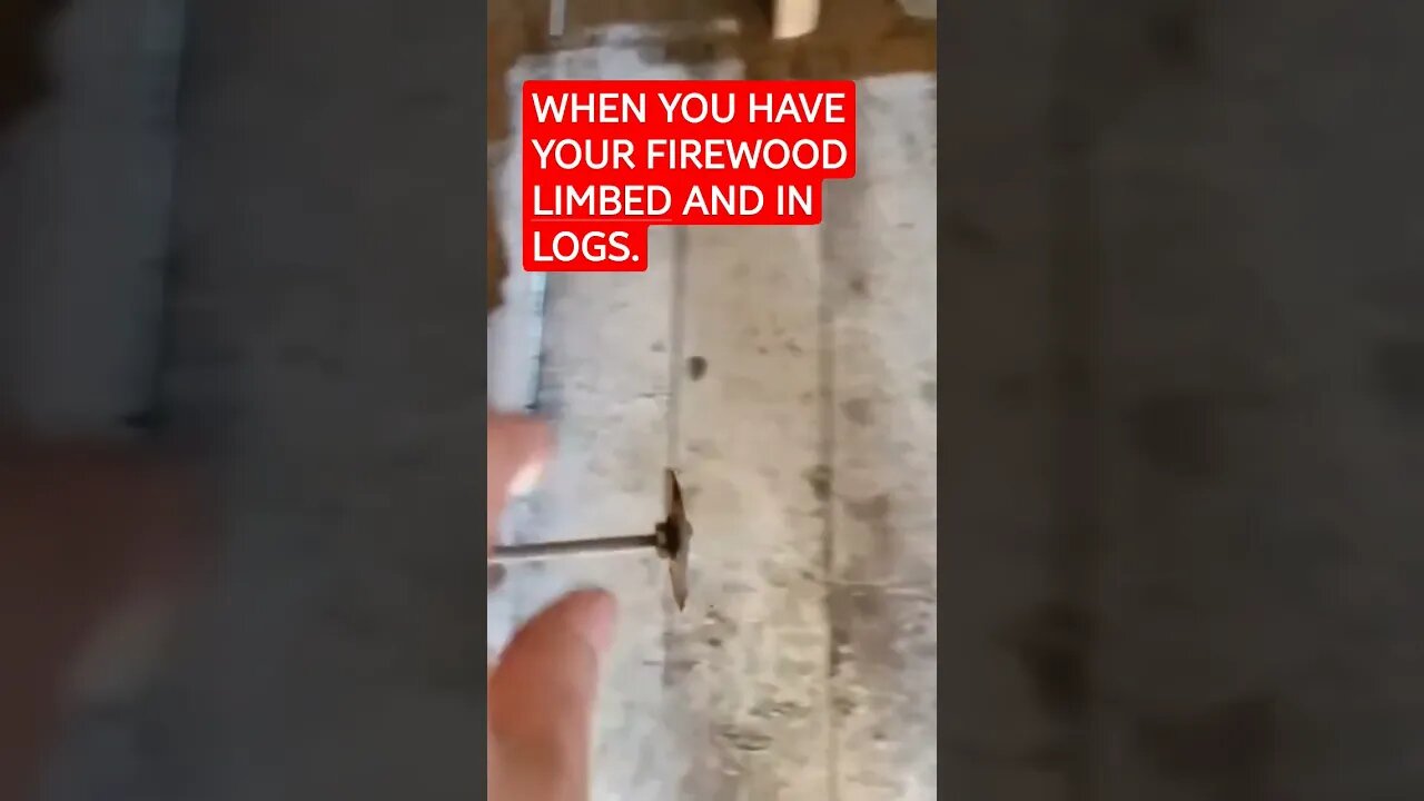 Save money chainsaw/firewood hack tool #shorts