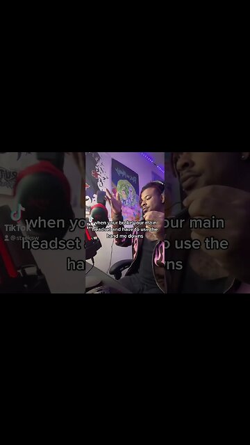 WHEN YOUR MAIN HEADSET BREAKS #like #the #video #roadto2k