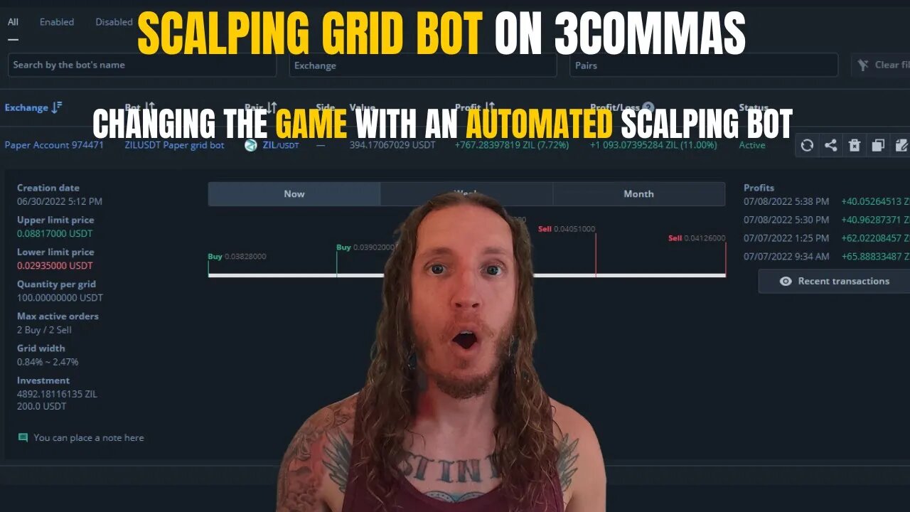 3Commas Grid Bot for Scalping!? Creating a Scalping Bot