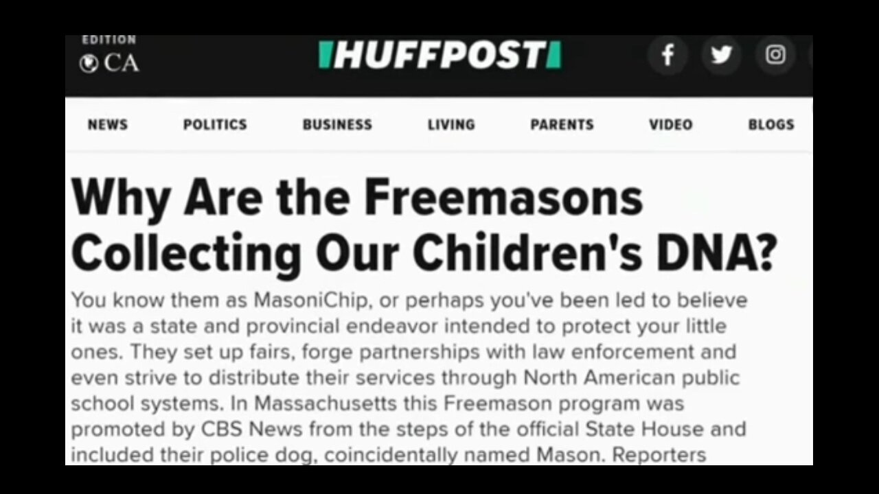 The MasoniChip, The children's tracking ID program.