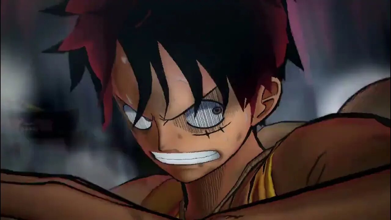 Luffy vs Mihawk Part 2 | One Piece Burning Blood arc Marineford