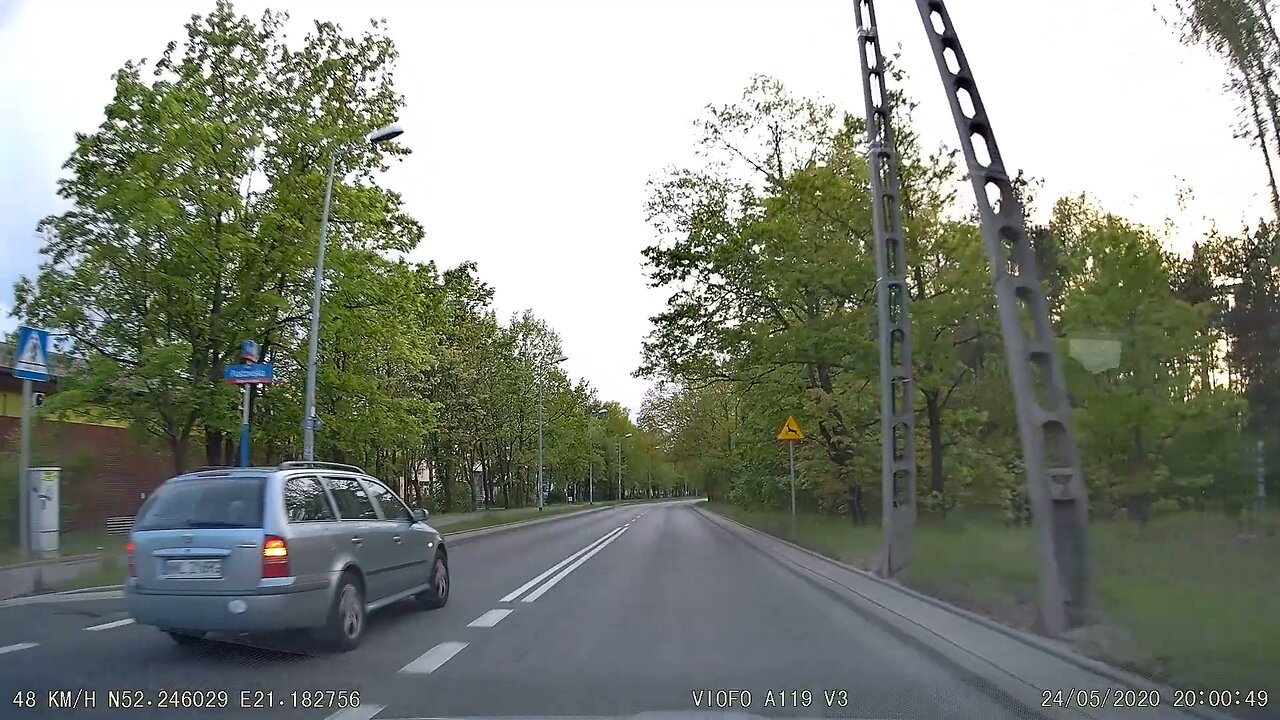 Wyprzedzanie na skrzyżowaniu