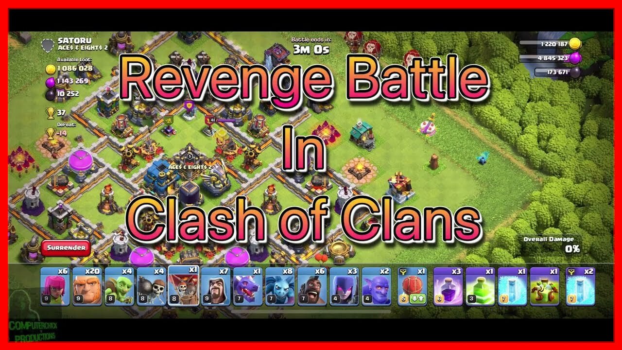 CLASH OF CLANS REVENGE IS SWEET