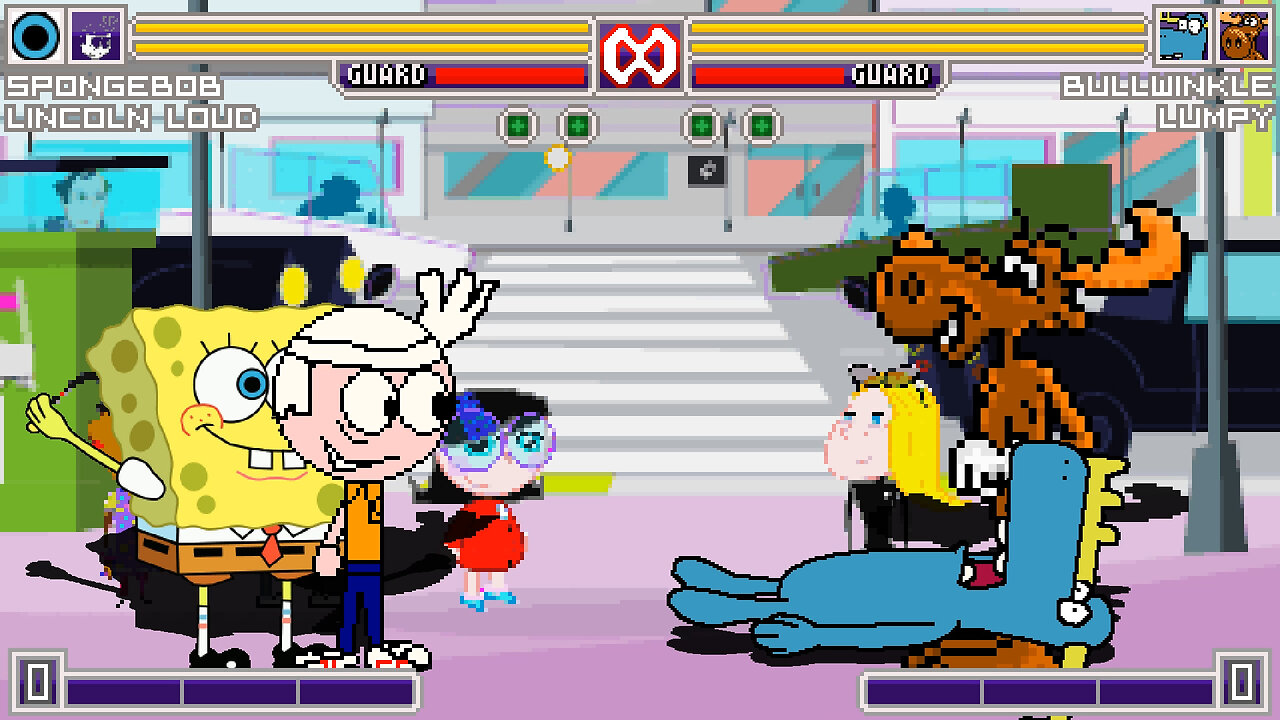 MUGEN - Lincoln Loud & Spongebob vs. Lumpy & Bullwinkle - Download