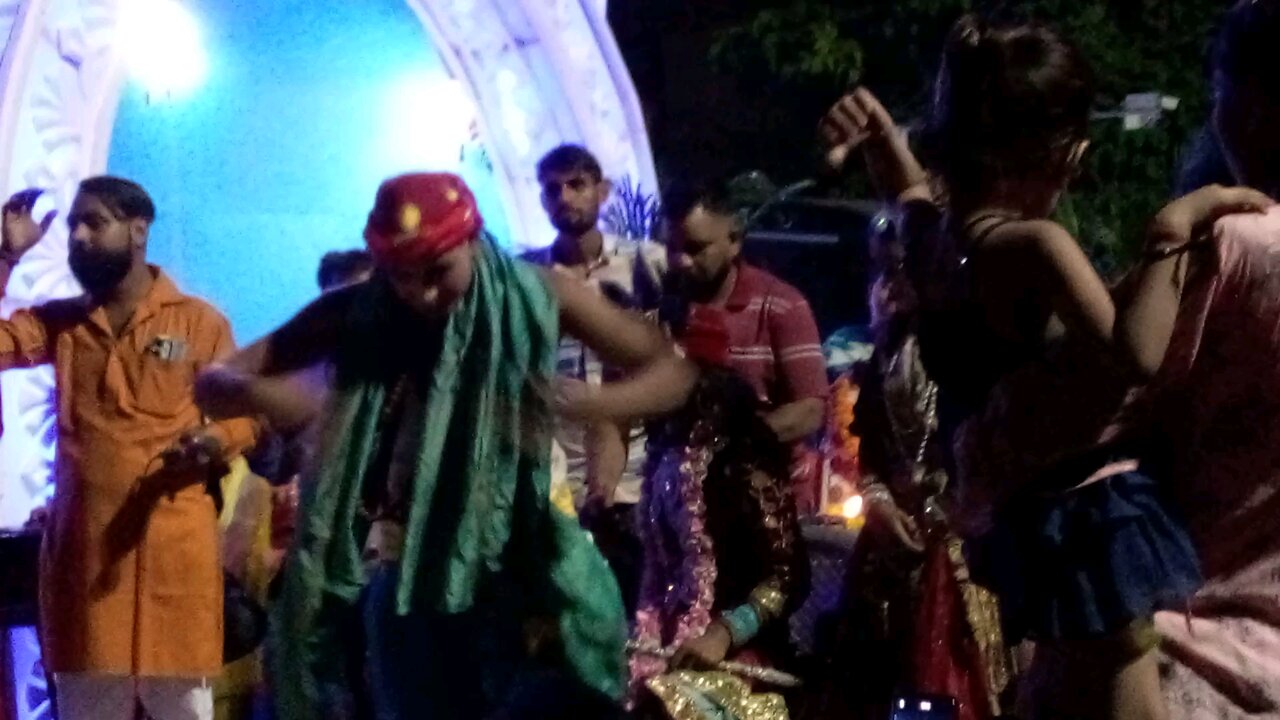 Durga Puja manch purvi Kaushambi Ghaziabad Uttar Pradesh #durga