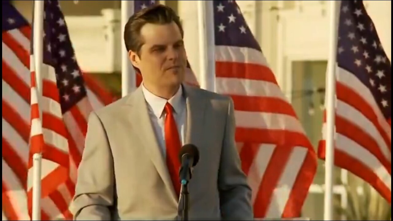 Matt Gaetz: I Won't Be Intimidated, The Truth Will Prevail