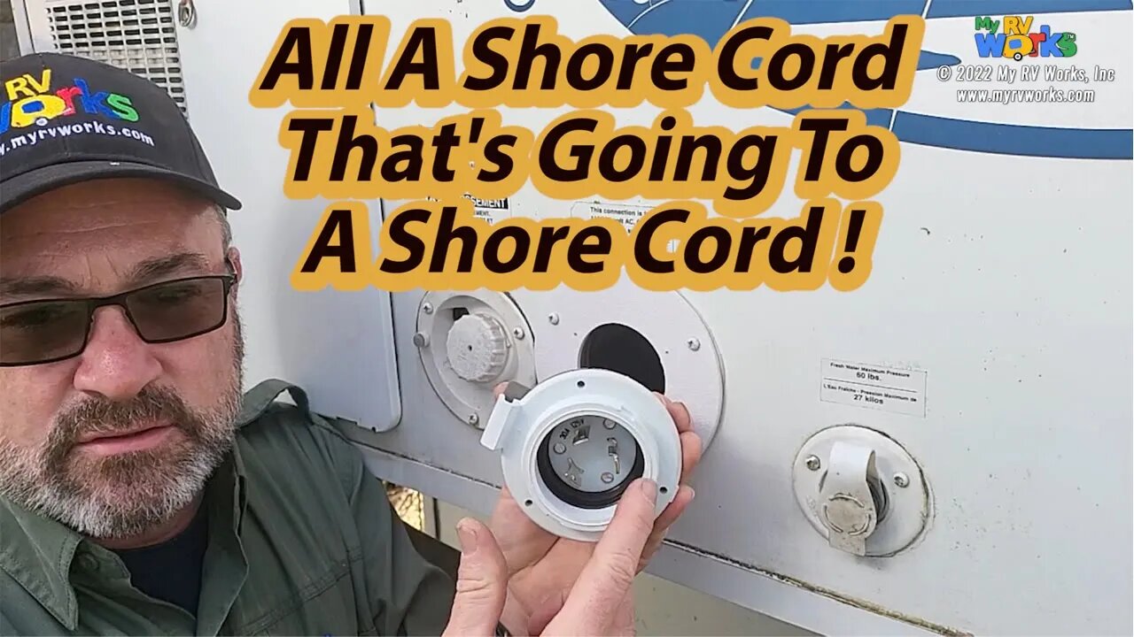 RV Camper Shore Cord Outlet Modification -- My RV Works