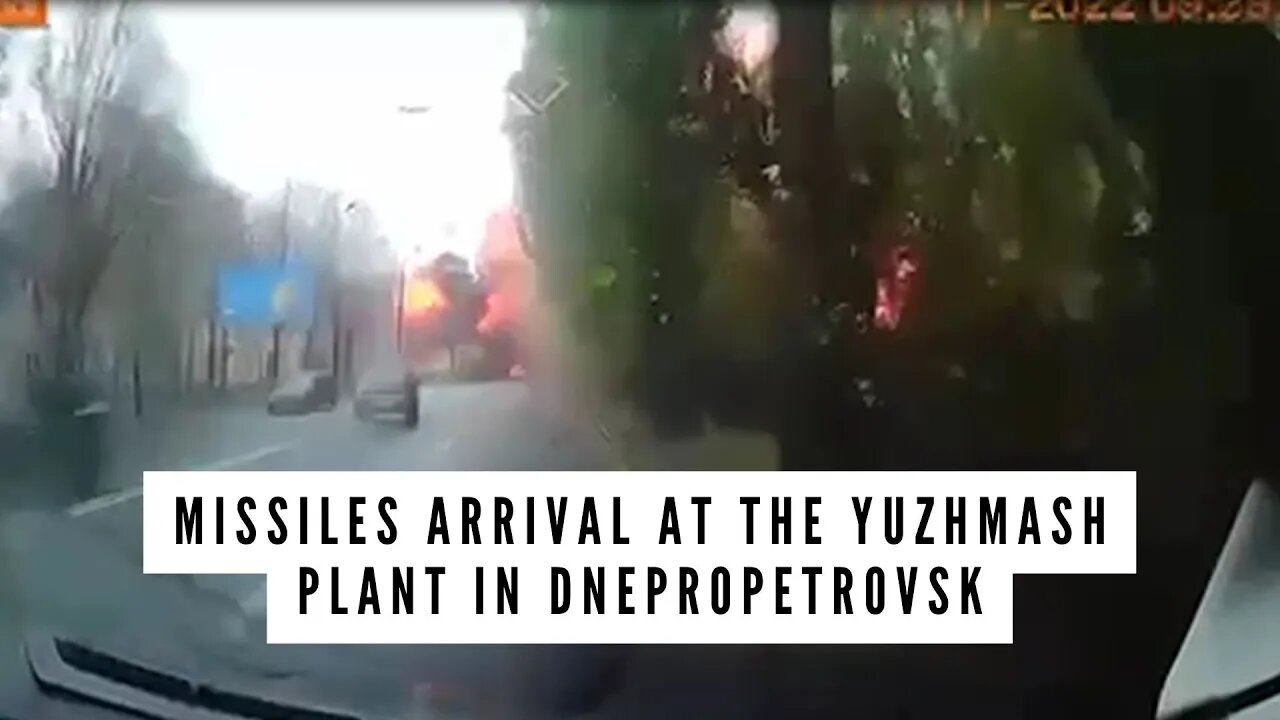 Missiles arrival at the Yuzhmash plant in Dnepropetrovsk