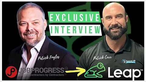 JobProgress Is Now Leap I CEO Patrick Fingles