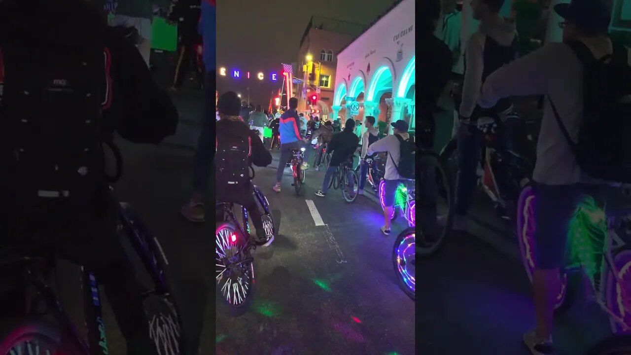 VENICE BEACH Electric light parade. Sunday nights.