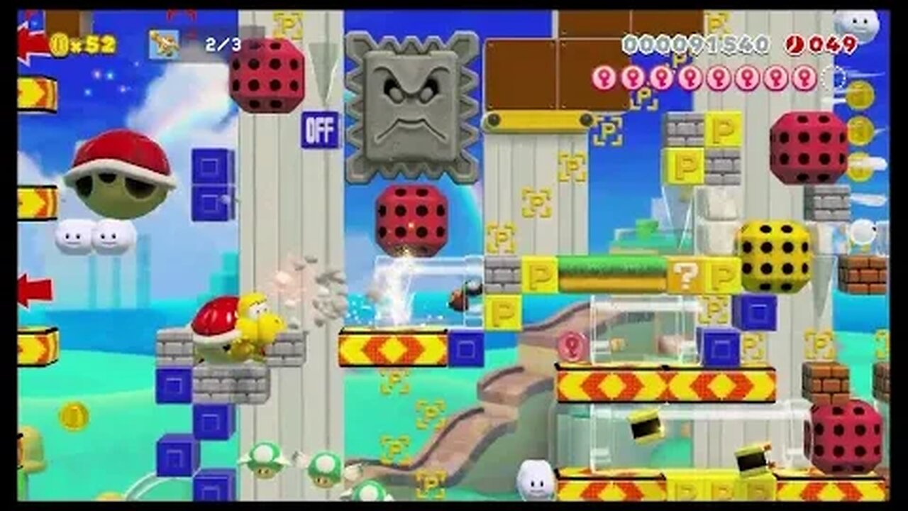 Luigi winning Mario Maker 2 Auto Levels by doing absolutely nothing!