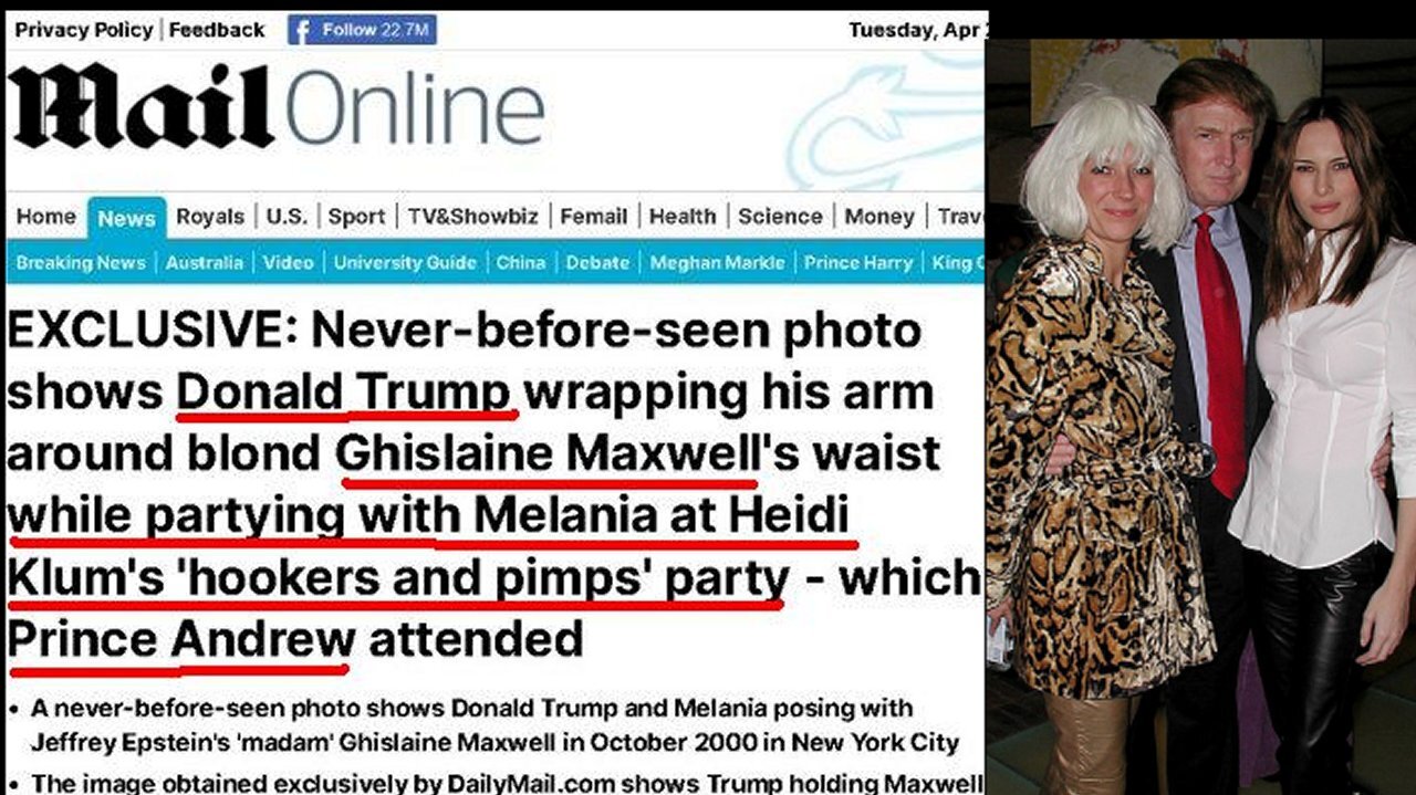 Pedophile Child Rapist Ghislaine Maxwell's Nephew Ft. Hillary Clinton & Donald Trump!