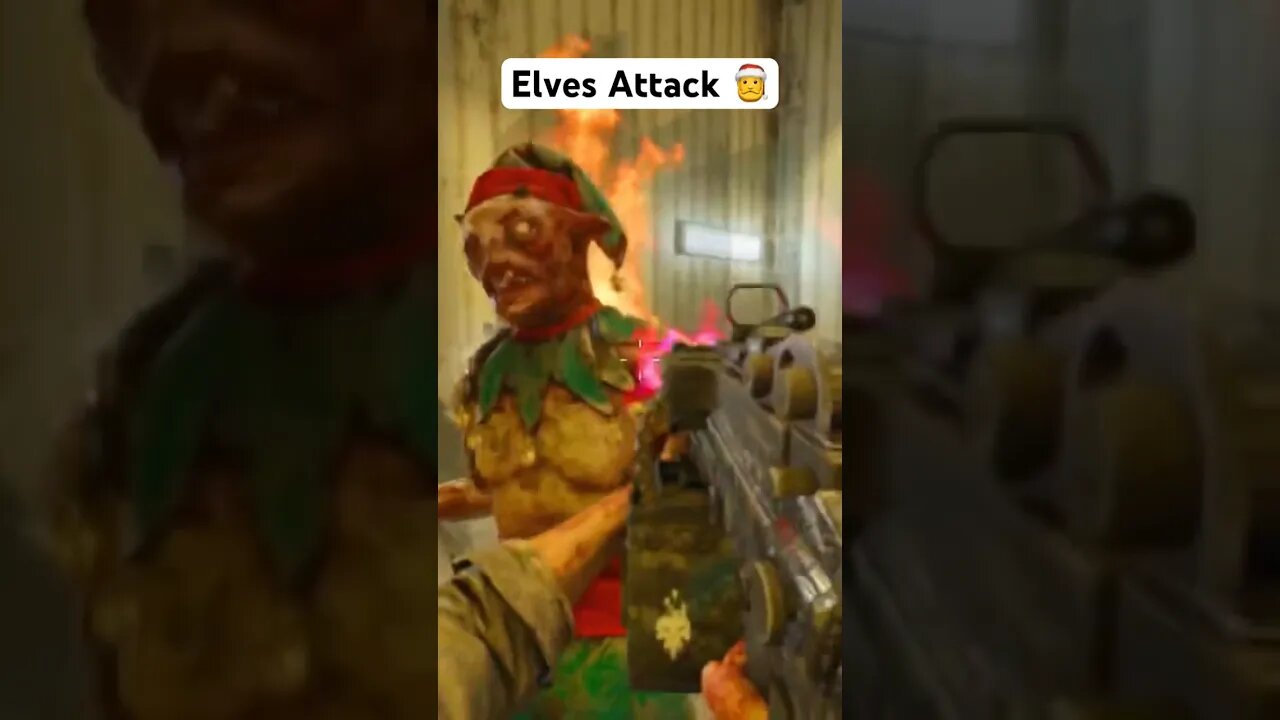 Elves Attack Me “Full Gameplay On My Channel ⬇️” #callofduty #cod #gameplay #callofdutyblackops