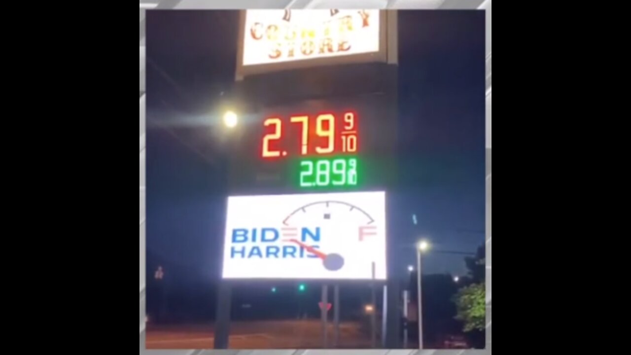 Gas Station In The Country Burns Biden-1424