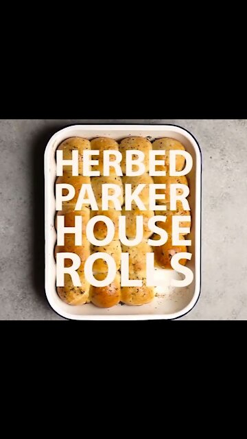 Herbed Parker House Rolls