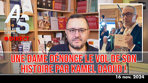 Actu Scalpel 16 nov. 24 : le prix Goncourt K. Daoud accusé de vol d'informations médicales privées !