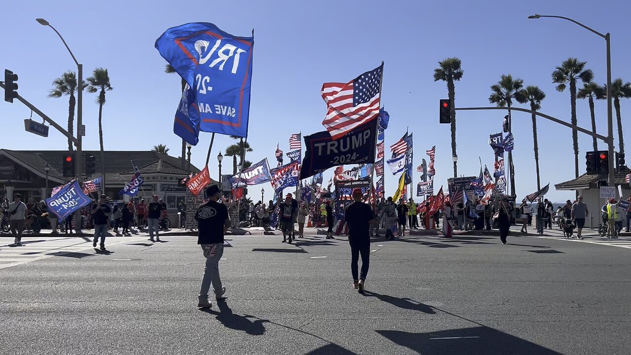 Day 2: Trump Rally Rocks Orange County, California.