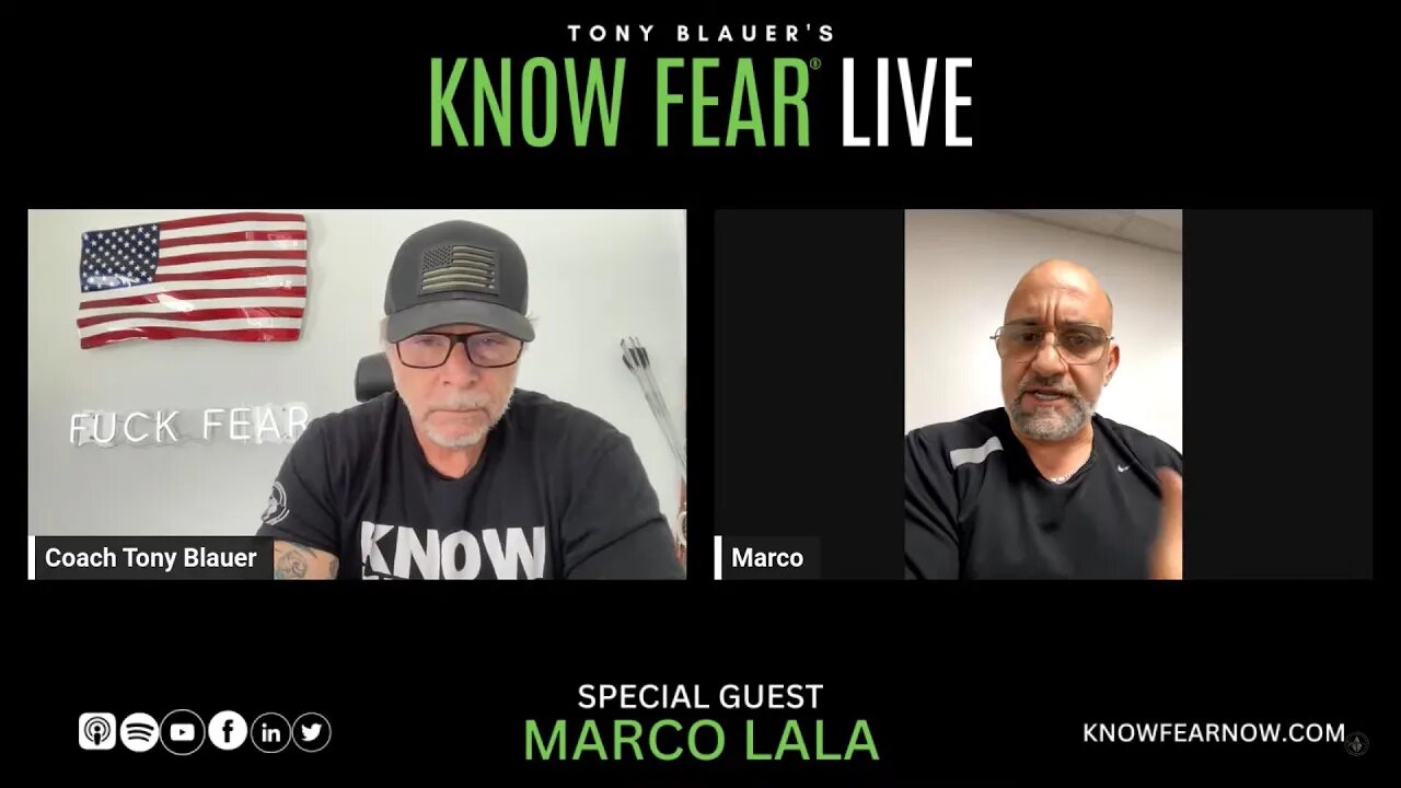 KNOW FEAR® LIVE: Marco Lala