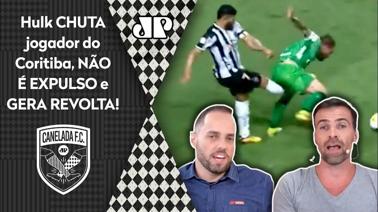 "Isso FOI AGRESSÃO! É UMA VERGONHA o VAR NÃO..." Lance de Hulk GERA REVOLTA em jogo do Atlético-MG!