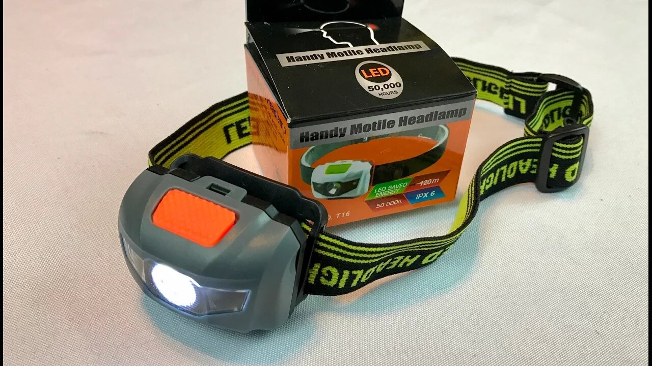 Iconic LED Headlamp with CREE Headlight for Highbeam Spot Light & Dual Red Bulbs - Giveaway