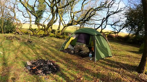 Morning at camp. speedlapse. Reddacleave campsite Dartmoor 25th March 2023