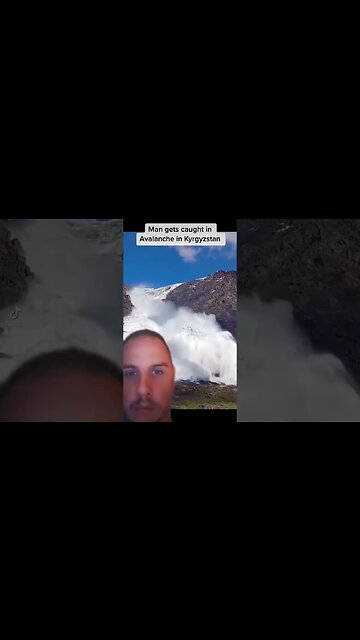 MASSIVE AVALANCHE IN KAZAKHSTAN (OMG) #avalanche #shorts #shortsvideo #extremewearther