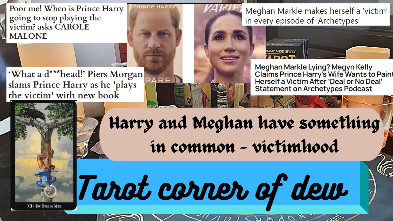 The victimhood narrative - The one thing Harry and Meghan have in common.