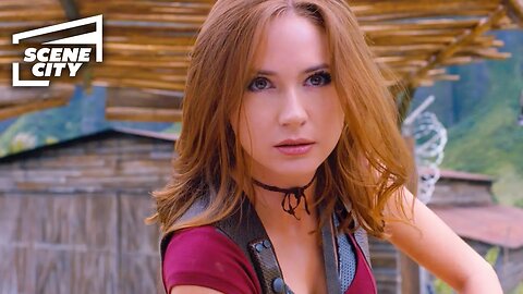 Jumanji Welcome to the Jungle: Dance Fighting Scene (Karen Gillan 4K HD Clip) | With Captions | PSN