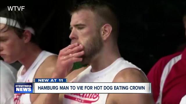 The Hamburg competitive eater who wants to headline WrestleMania