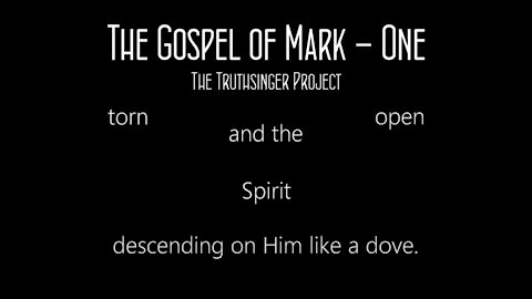 The Gospel of Mark Chapter 1