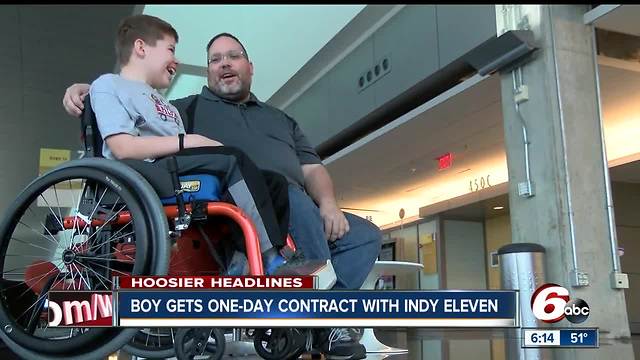 13-year-old gets one year contract with Indy Eleven