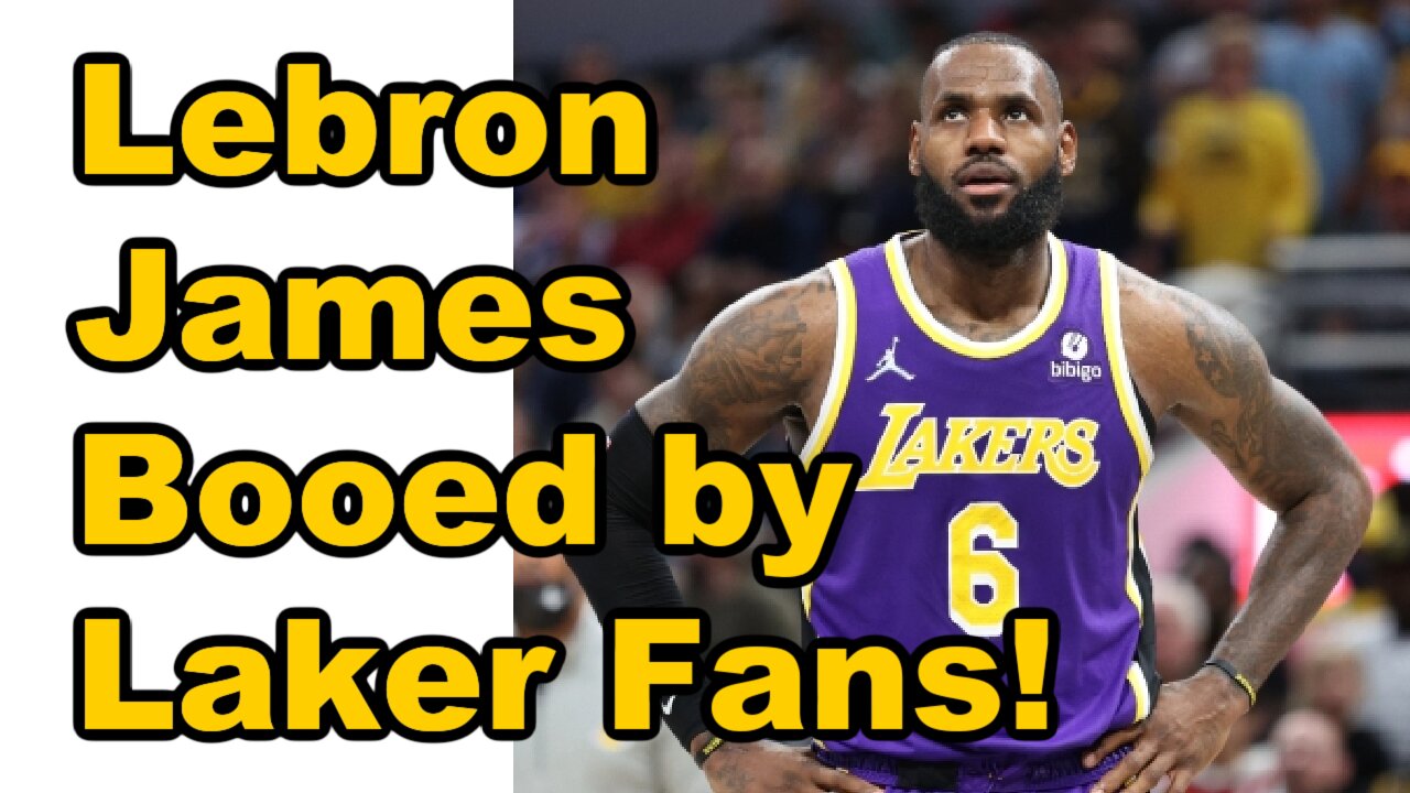 Lebron James gets booed by Laker fans at home!