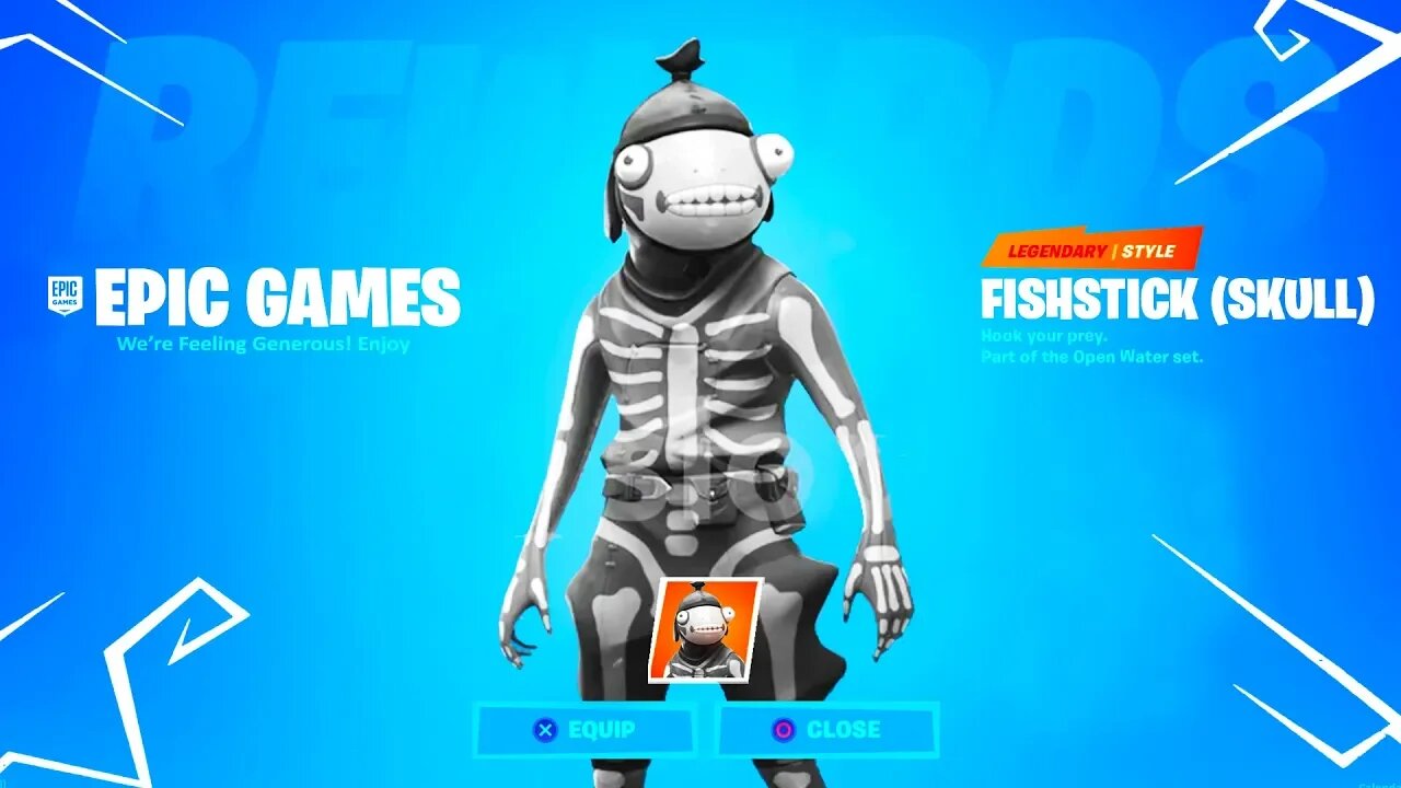 How To Unlock The "SKULL FISHSTICK" Skin In Fortnite Chapter 2!.. (Free Rewards)