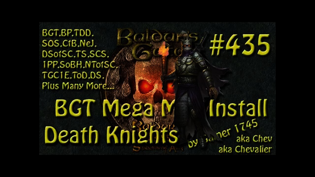 Let's Play Baldur's Gate Trilogy Mega Mod Part 435 Death Knight Lords