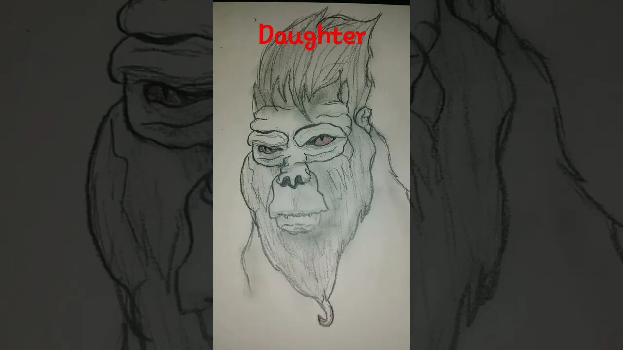 DAD vs. DAUGHTER Drawing a YETI! -Adventure Through Art #yeti #bigfoot #himalayas #mounteverest