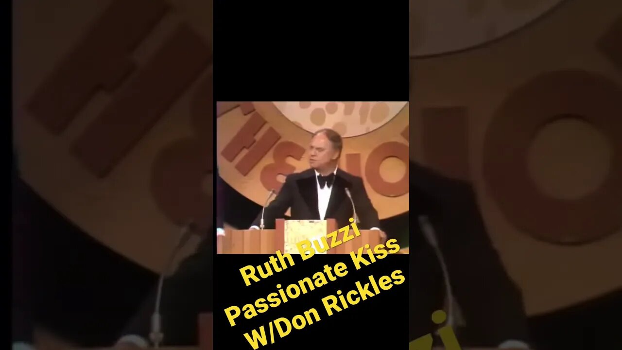 Ruth Buzzi passionate kiss with Don Rickles