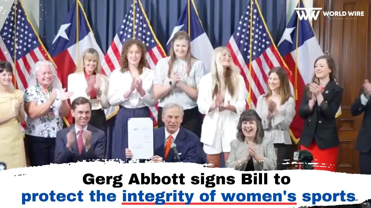 Gerg Abbott signs bill to 'protect the integrity of women's sports-World-Wire