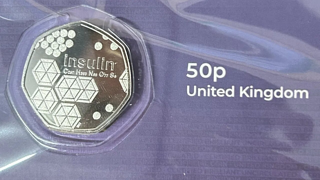 Discovery of Insulin 50p coin - The Koin Club