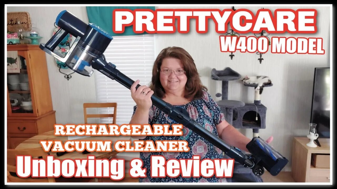 Prettycare W400 Rechargeable Vacuum Cleaner Unboxing & Review