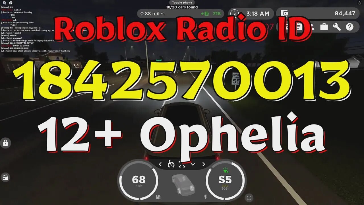 Ophelia Roblox Radio Codes/IDs