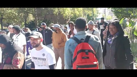 The #humanjusticemarch 2022 10/10/2022 via Brooklyn Bridge