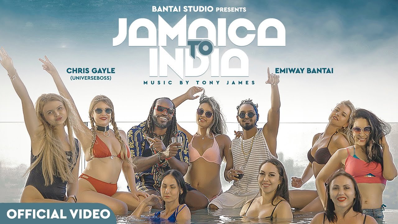 EMIWAY BANTAI X CHRIS GAYLE (UNIVERSEBOSS) - JAMAICA TO INDIA (PROD BY TONY JAMES) (OFFICIAL VIDEO)