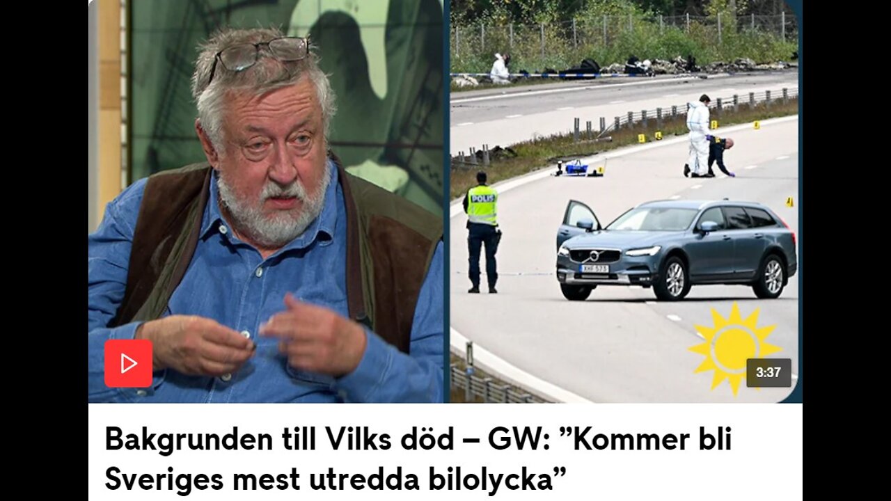 Lars Vilks och två poliser finns inte mer. En utredning som läggs ner?!
