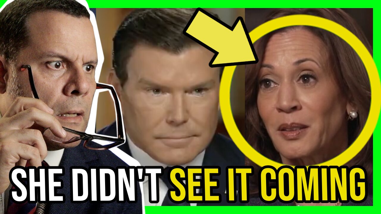 Kamala’s Body Language With Brett Baier Exposed Her MELTDOWN